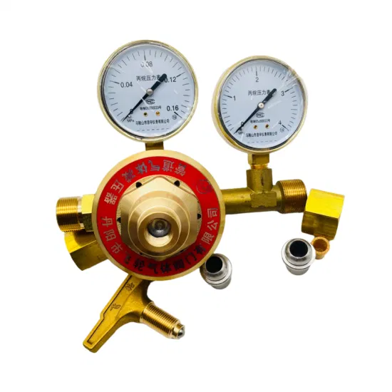 Acessórios de soldagem medidores de pressão de gás propano que regulam para reguladores de fluxo de equipamentos de soldagem